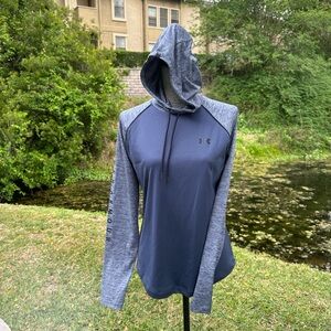 Heat-gear sporty hoodie,size M,loose .